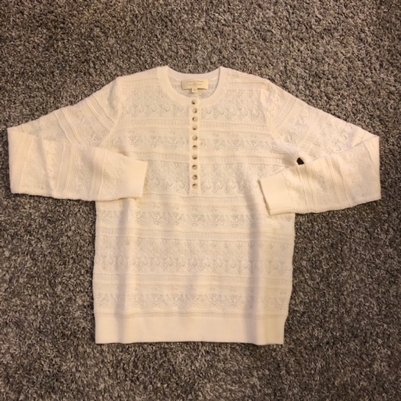 SEZANE Lyna Sweater XSmall Ercu - Picture 5 of 8